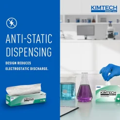 Science Kimwipes Delicate Task Virgin Fiber Cleaning Wipers, 14.7