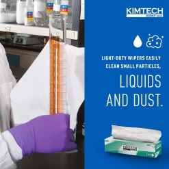 Science Kimwipes Delicate Task Virgin Fiber Cleaning Wipers, 14.7