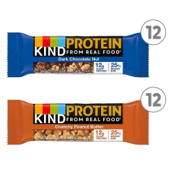 KIND Protein Variety Pack, 1.76 oz, 24/Box (600-00777)
