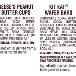 Hershey's KIT KAT and REESE'S Assorted Milk Chocolate Flavored Miniatures, Candy Party Pack, 33.36 oz (HEC40040)