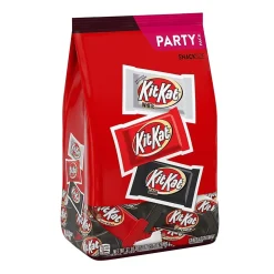 Kit Kat Party Pack Snack Size Assorted Flavors Candy Bar, 31.36 oz. (HEC93890)