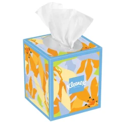 Boutique Lotion Facial Tissue, 3-Ply, 60 Sheets/Box, 27/Carton (54271)<Kleenex Best