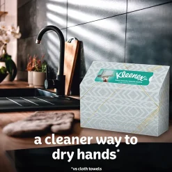 Kleenex Guest Towel Paper Towels, 1-ply, 60 Sheets/Pack, 1 Packs/Carton (38586)