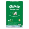 Lotion Facial Tissue, 3-ply, 120 Sheets/Box, 4 Boxes/Pack (50179)<Kleenex Online