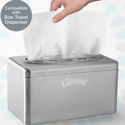 Kleenex Pop-Up Recycled Multifold Paper Towels, 1-ply, 120 Sheets/Pack, 18 Packs/Carton (01701)