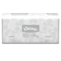 Kleenex Premiere Recycled Multifold Paper Towels, 2-ply, 120 Sheets/Pack, 25 Packs/Carton (13254)