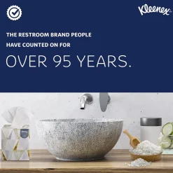 Professional Cube Facial Tissue, 2-ply, White, 90 Sheets/Box (21270)<Kleenex Discount