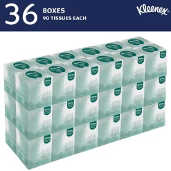 Professional Naturals Cube Facial Tissue, 2-ply, White, 90 Tissues/Box, 36 Boxes/Case (21272)<Kleenex Outlet