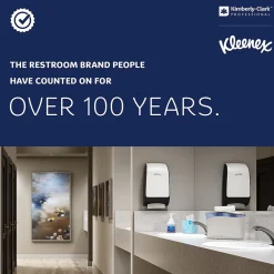 Kleenex Professional Recycled Hardwound Paper Towels, 1-ply, 425 ft./Roll, 12 Rolls/Carton (01080)