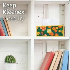 Ultra Soft Facial Tissue, 3-Ply, 120 Tissues/Box, 3 Boxes/Pack (54314)<Kleenex Discount