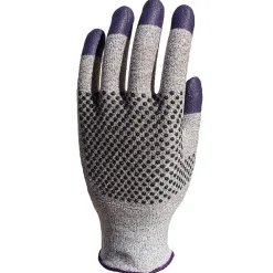 KleenGuard G60 Cut-Resistant Nitrile Cut Protection Gloves, Large, Purple (97432)