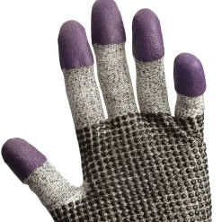 KleenGuard G60 Cut-Resistant Nitrile Cut Protection Gloves, Large, Purple (97432)