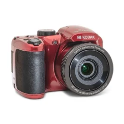 Kodak PIXPRO 16MP Bridge Digital Camera, 25x Optical Zoom, Red (AZ255-RD)