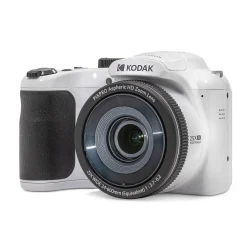 Kodak PIXPRO 16MP Bridge Digital Camera, 25x Optical Zoom, White (AZ255-WH)