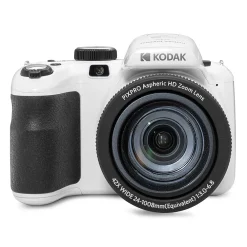 Kodak PIXPRO 20MP Digital Bridge Camera, 42x Optical Zoom, White, (AZ425-WH)