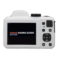 Kodak PIXPRO 20MP Digital Bridge Camera, 40x Optical Zoom, White (AZ405-WH)
