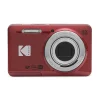 Kodak PIXPRO 16MP Digital Point and Shoot Camera, 5x Optical Zoom, Red (FZ55-RD)