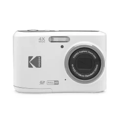 Kodak PIXPRO 16MP Point and Shoot Digital Camera, 4x Optical Zoom, White (FZ45-WH)