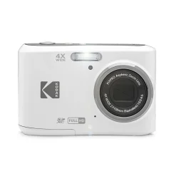 Kodak PIXPRO 16MP Point and Shoot Digital Camera, 4x Optical Zoom, White (FZ45-WH)