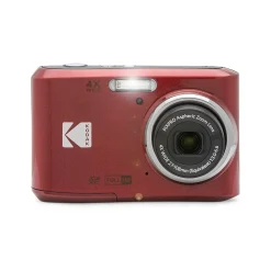 Kodak PIXPRO 16MP Point and Shoot Digital Camera, 4x Optical Zoom, Red (FZ45-RD)