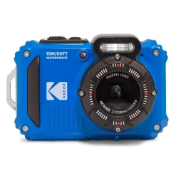 Kodak PIXPRO 16MP Rugged Waterproof Digital Camera, 4x Optical Zoom, Blue (WPZ2-BL)