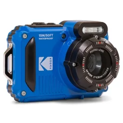 Kodak PIXPRO 16MP Rugged Waterproof Digital Camera, 4x Optical Zoom, Blue (WPZ2-BL)
