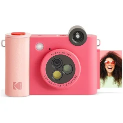 Kodak Smile+ 5 Megapixels Digital Instant Print Camera, Fuchsia (RODSMPCAMFS)