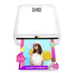 Kodak Step Mobile Zero Ink Instant Photo Printer, Single-Function, White (RODMP20AMZW)