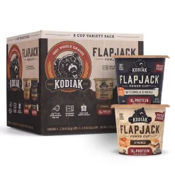 Kodiak Flapjack Power Cup Variety Pack, 8 Bars/Box (220-02148)