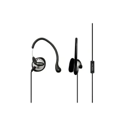 Koss KSC22I Wired Ear Clip Headphone, Black/Silver
