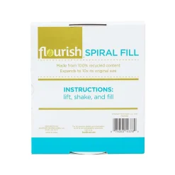 Hot Flourish Kraft Brown Paper Roll Spiral Fill, 1 cu. ft., 6/Pack (287539)