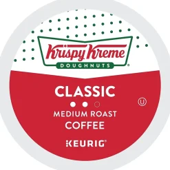 Krispy Kreme Classic Coffee Keurig® K-Cup® Pods, Medium Roast, 96/Carton (06110CT)
