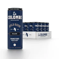La Colombe Coffee La Colombe Caffeinated Cold Brew Coffee, Black, Medium Roast, 11 oz., 12/Carton (PPPURC1205)