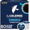 La Colombe Coffee La Colombe Corsica Coffee Keurig® K-Cup® Capsules, Dark Roast, 80/Carton (5000380614CT)