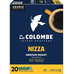 La Colombe Coffee La Colombe Nizza Coffee Keurig® K-Cup® Capsules, Medium Roast, 20/Box (5000380612)