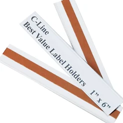 Labels|C-Line Label Holders, 1" x 6", 50 /Pack (CLI87627)
