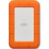 New LaCie Rugged Secure 2TB External Hard Drive Portable USB-C USB 3.0 Shock Resistant Encryption Mac PC, Orange (STFR2000403)