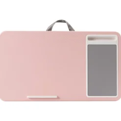 Home Office 21.1" x 12" PVC/Polystyrene Lap Desk, Blush Pink/Carbon (91584)<LapGear Sale