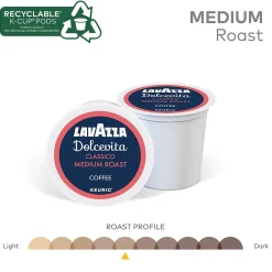 Lavazza Classico Coffee Keurig® K-Cup® Pods, Medium Roast, 88/Carton (6001CT)