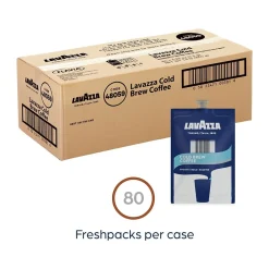 Lavazza Cold Brew Coffee, Flavia Freshpack, 80/Carton (48059)