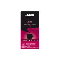 Lavazza Espresso Deciso Coffee Nespresso Original Capsules, Dark Roast, 10/Box (1953000983)