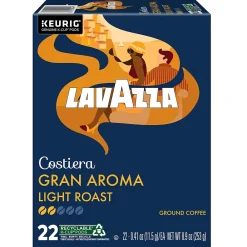Lavazza Gran Aroma Coffee Keurig® K-Cup® Pods, Medium Roast, 22/Box (6002)