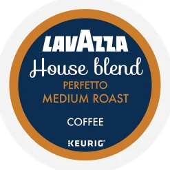 Lavazza House Blend Perfetto Coffee Keurig® K-Cup® Pods, Medium Roast, 88/Carton (5000382580CT)