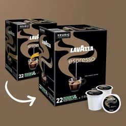 Lavazza Perfetto Espresso Coffee Keurig® K-Cup® Pods, Dark Roast, 88/Carton (6000CT)