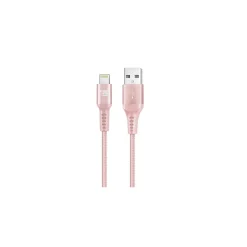 LAX Apple MFi Certified Lightning to USB Cable for Charge Sync 10ft, Rose Gold<LAX Gadgets Hot