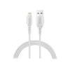 Lightning to USB Cable for iPhone/iPad/iPod touch, Silver (LX-4SL)<LAX Gadgets Outlet