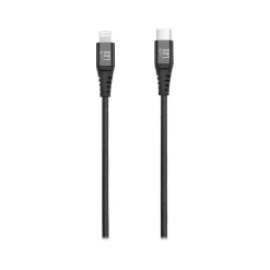 Lightning to USB-C Cable for iPhone/iPad/iPod Touch, Black (MFIUSBC3FT-BLK)<LAX Gadgets Outlet