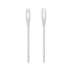 Lightning to USB-C Cable for iPhone/iPad/iPod touch, Silver (MFIUSBC3FT-SLV)<LAX Gadgets Best