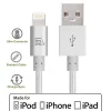 Lightning USB Cable for iPhone/iPad/iPod Touch, Silver (lghtcblMFi4ft-slv)<LAX Gadgets Online