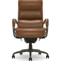 Ergonomic Chairs*La-Z-Boy Aberdeen Ergonomic Bonded Leather Swivel Computer and Desk Chair, (51545-CAM) Camel